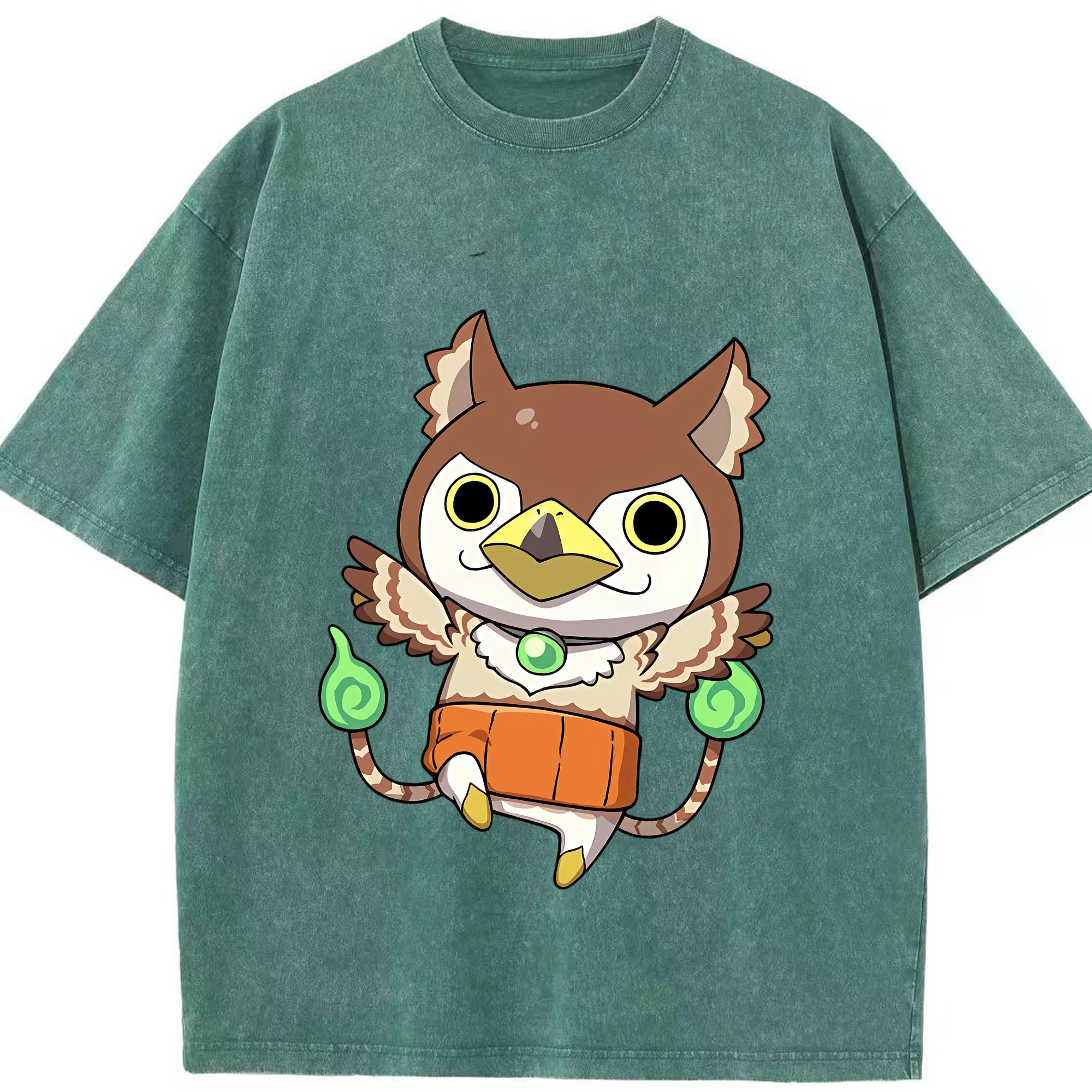 （画像用） 妖怪ウォッチ Yo-kai Watch 綿100% ヴィンテージ風 半袖Tシャツ（フロントプリント）